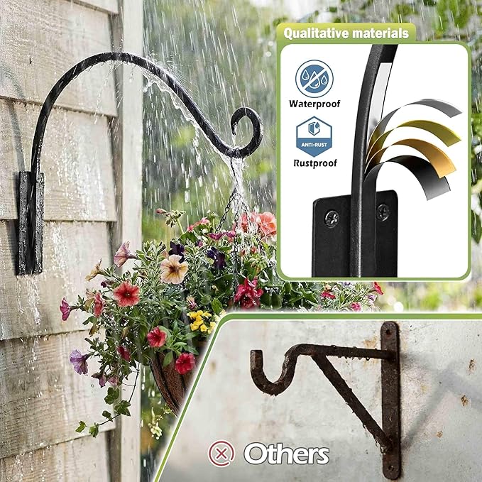 Qiang Ni Heavy-Duty Plant Hanger Outdoor: 100 lbs Hanging Plant Hook - Image 7