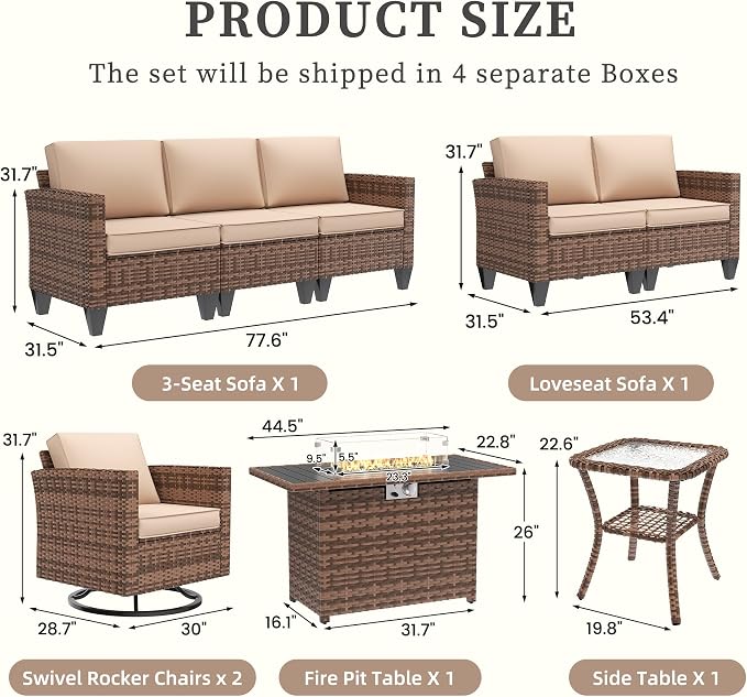 UDPATIO Patio Furniture Set - Image 3