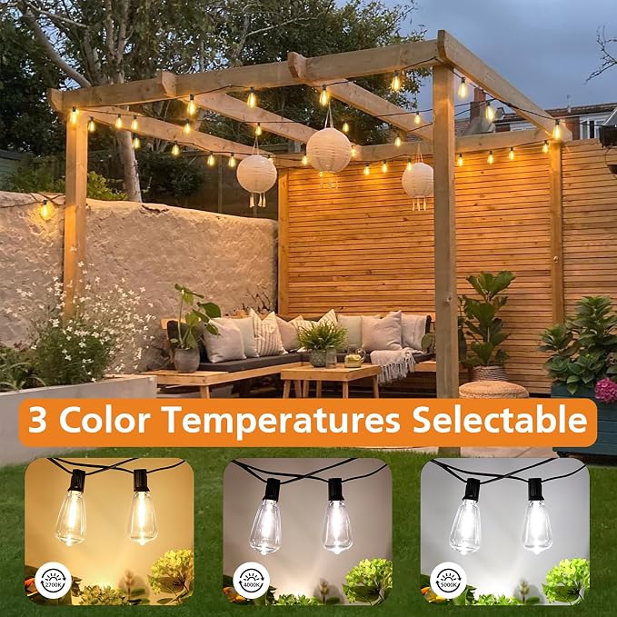 Brightever 200FT Outdoor String Lights - Image 3