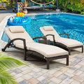 HOMREST Chaise Lounge Chairs Set of 2 by HOMREST