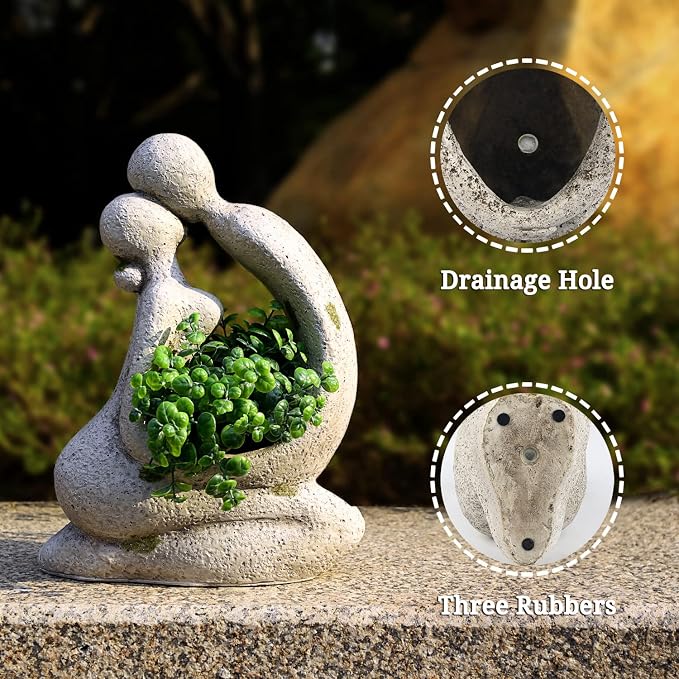 Unique Planters for Indoor Outdoor Plants Head Face Planter Pot Large Succulent - Image 4