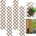 Pack of 4 Extra Thick Wooden Wall Trellis by ANPHSIN