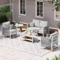 Aluminum Outdoor Patio Furniture Set by Oasbira