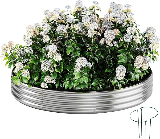 Fire Ring Pit Round Galvanized Fire Ring by ZFHgarden