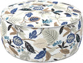 LVTXIII Outdoor Inflatable Ottoman, Portable Round Ottoman Pouf by LVTXIII