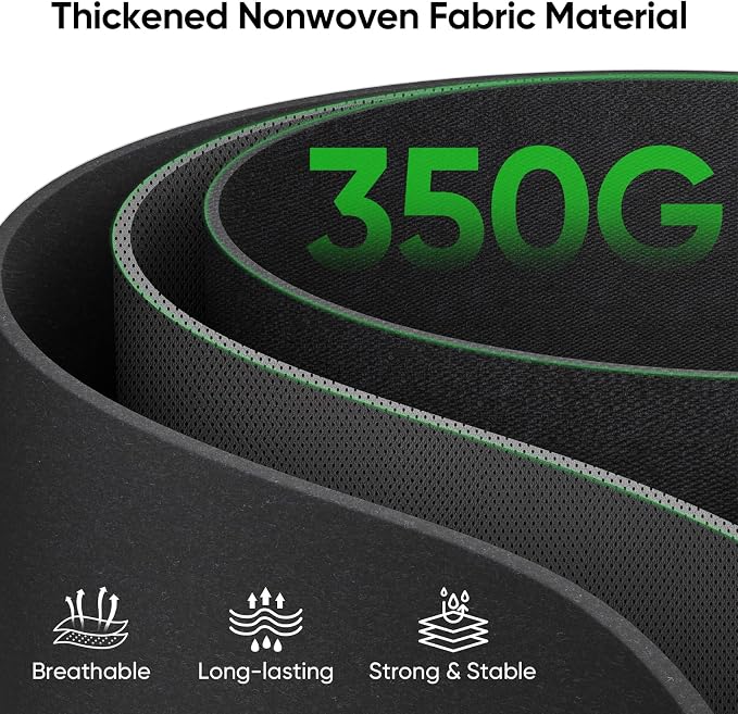 15 Gallon 10-Pack Plant Grow Bags: 350G Thickened Nonwoven Potato Grow Bags - Image 3