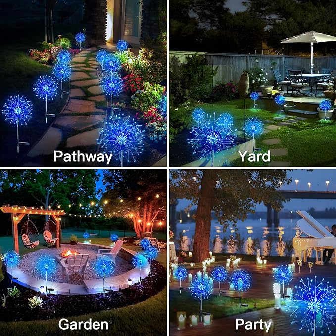 suddus Solar Garden Lights Outdoor Waterproof Decorative, Solar Fairy Lights - Image 6