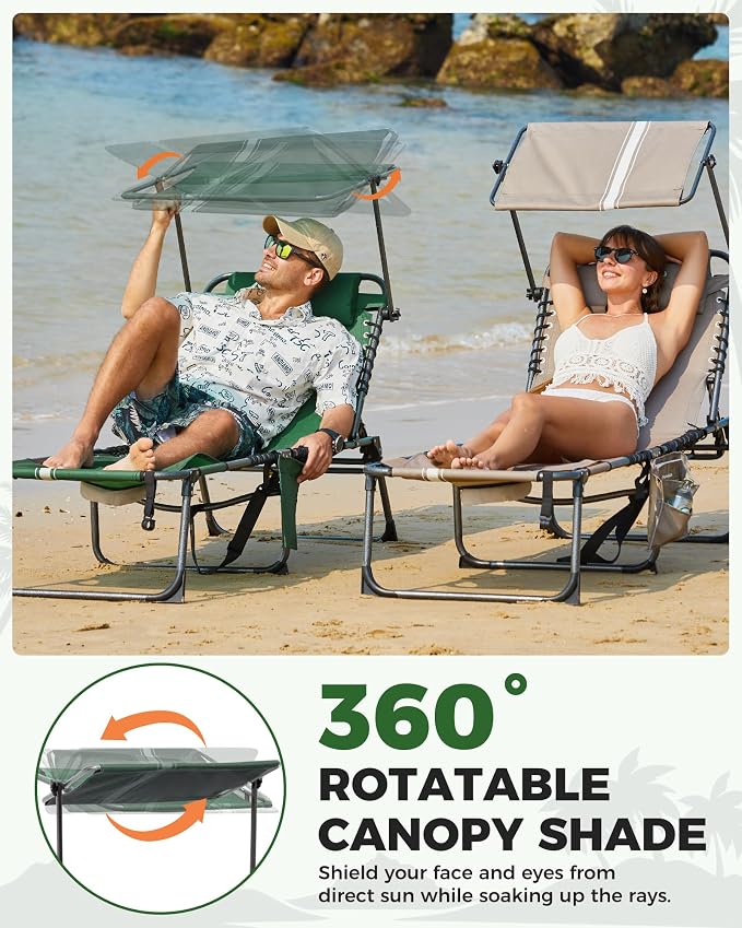 KingCamp 2 Pack Lounge Chair Outdoor - Image 4