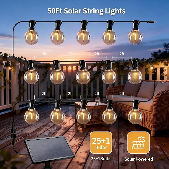 Solar String Lights Outdoor - Image 5