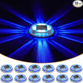 VOLISUN Solar Driveway Deck Lights Dock Marine Lights, 16 Pack Solar Ground by VOLISUN
