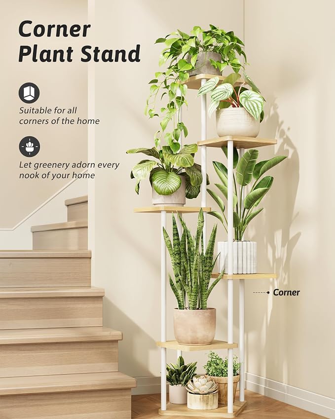 Tall Plant Stand Indoor 6 Tiered Plant Shelf - Image 3