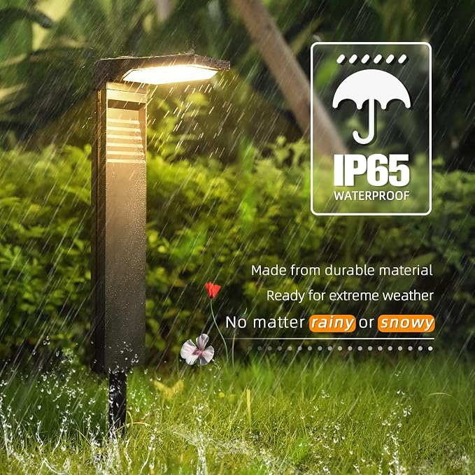 Solar Pathway Lights 4 Pack - Image 5
