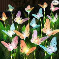 Solar Garden Lights 4 Pack Waterproof Decorative Solar Lights Outdoor by Weepong