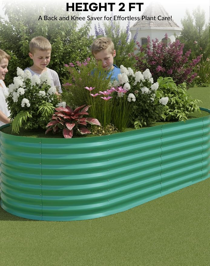 GarveeLife 2 Pcs Raised Garden Beds Outdoor 6x3x2 ft - Image 2