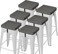 AddGrace Anti-Slip Bar Stool Cushions Square Bar Stool Seat Cushions by AddGrace