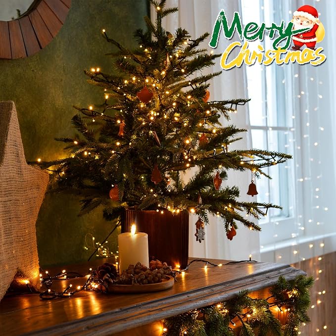 4 Pack- Battery Operated Outdoor Tree String Lights - Image 5