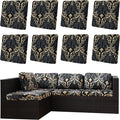 Outdoor Cushion Covers Set, Replacement by SUKAIKEQA