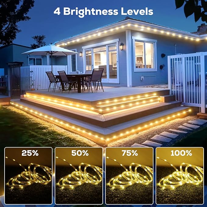 100FT 720 LED Rope Lights Outdoor Waterproof - Image 5