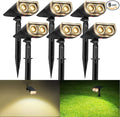 Consciot Christmas Solar Spot Lights Outdoor, IP67 Waterproof 2-in-1 Solar by Consciot