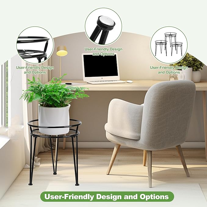 Metal Plant Stand, Plant Stand Indoor Outdoor, Metal Rustproof Flowers - Image 4