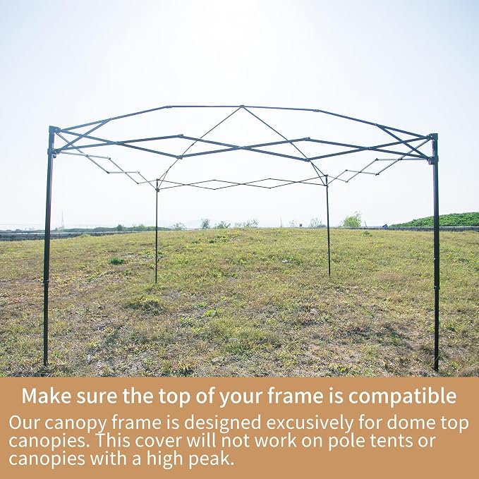 MOQI 10x10 Canopy Replacement Top Cover - Image 4