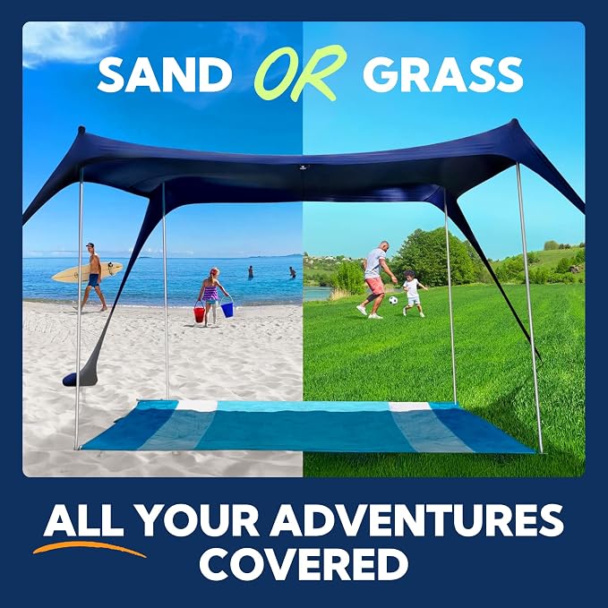 Sun Ninja Beach Tent Sun Shelter UPF50+ - Image 6