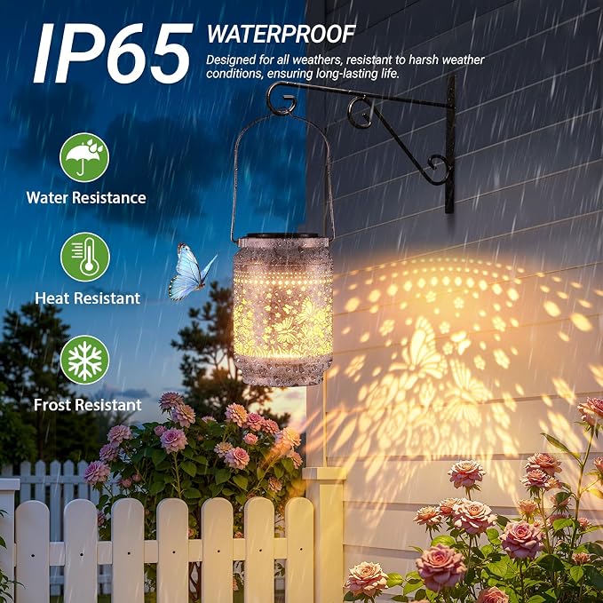 KOOPER Solar Lanterns Outdoor Waterproof Birthday Gifts - Image 5