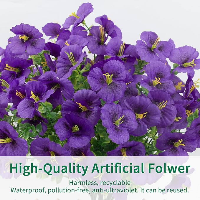 24 Bundles Artificial Pansy Flowers - Image 7