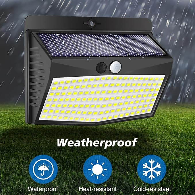 Solar Motion Sensor Lights Outdoor Waterproof - Image 6