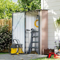 Aoxun 30"x21" Outdoor Metal Storage Shed, Vertical Cabinet by Aoxun