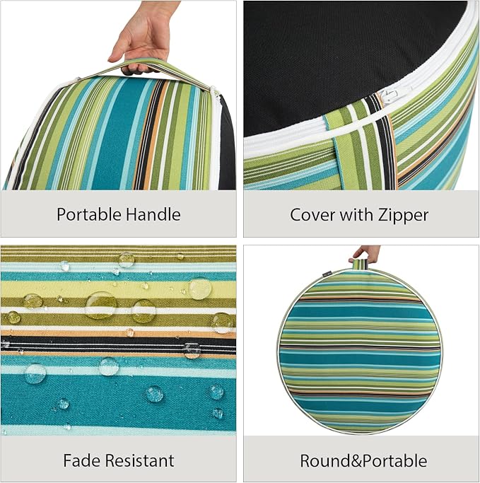 Inflatable Outdoor Ottoman - Image 4