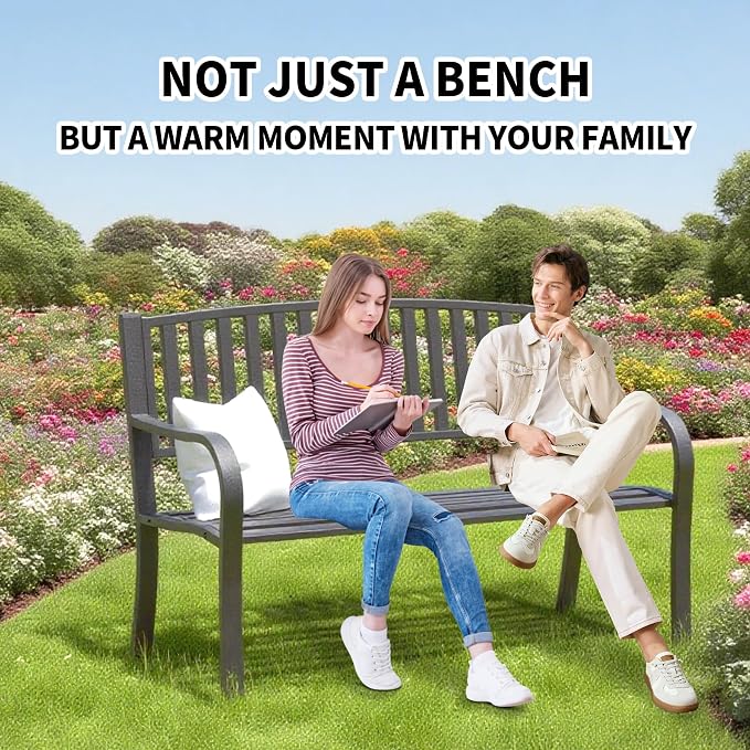 YLGJ&TIDY 50 Inches Garden Benches - Image 5
