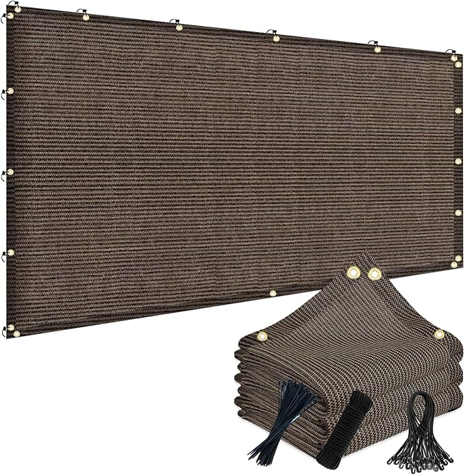 90% 8x15ft Sun Shade Cloth for Outdoor Deck Backyard Patio Garden Pergola Cover by POYEE