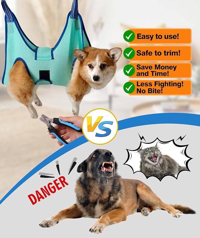 Dog Grooming Hammock, Hanging Harness Holder - Image 2