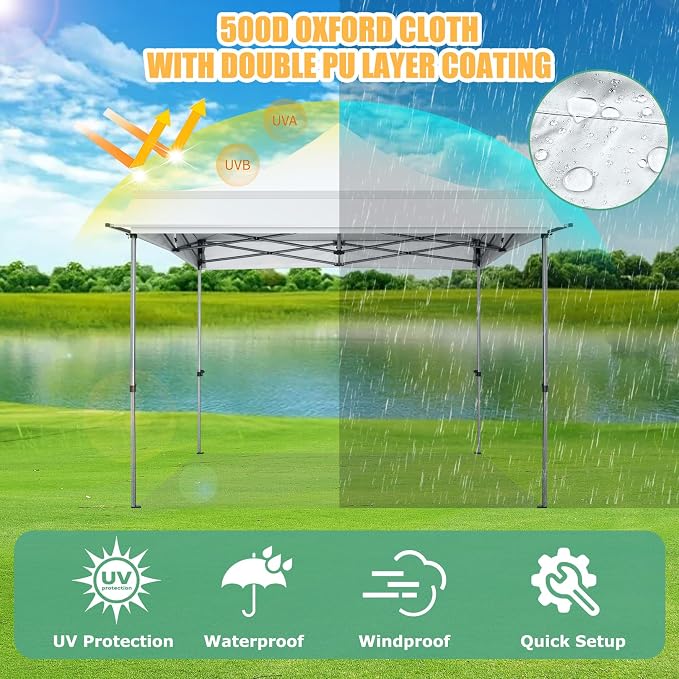 COBIZI 10x10 Pop Up Canopy Tent - Image 9
