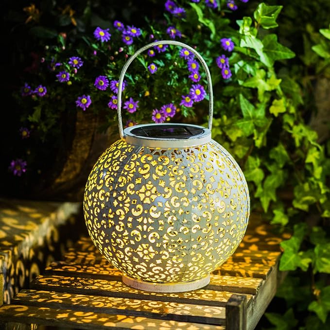 Outdoor Solar Big Lantern Waterproof Mothers Day Garden Gifts - Image 4