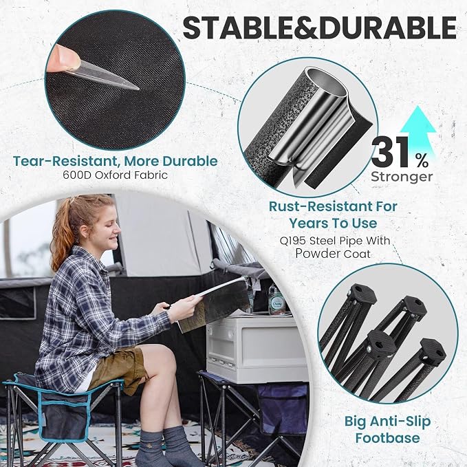 FUNDANGO Oversized Camping Stool - Image 6