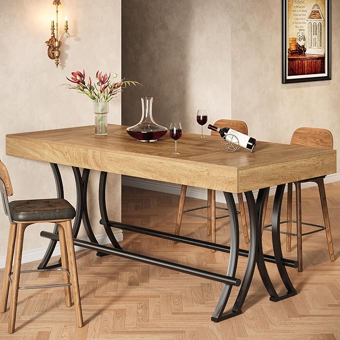 Tribesigns 63" Counter Height Bar Table - Image 6