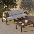 Patio Furniture Set 3 Seats, HDPE Outdoor Sectional by PatioKingdom