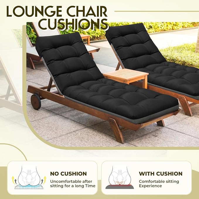 Outdoor Lounge Chair Cushions, Chaise Lounge Cushions - Image 5