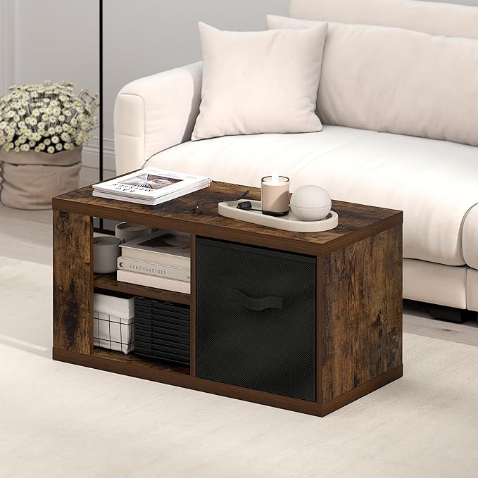 Furinno Viola Coffee Table, 3-Tier Modern Coffee Table - Image 2