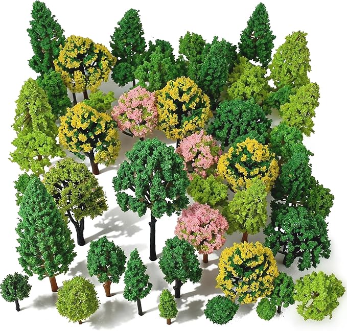 Model Trees for Diorama Small, Model Trees for Crafts, Mixed Plants for Land by Unknown