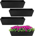 Adnee 4 Pcs 24 Inch Fabric Plant Window Box Liners-Rectangular Non-Woven by Adnee