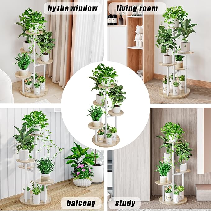 Plant Stand Indoor 5 Tier 8 Potted Multiple Flower Pot Holder - Image 6