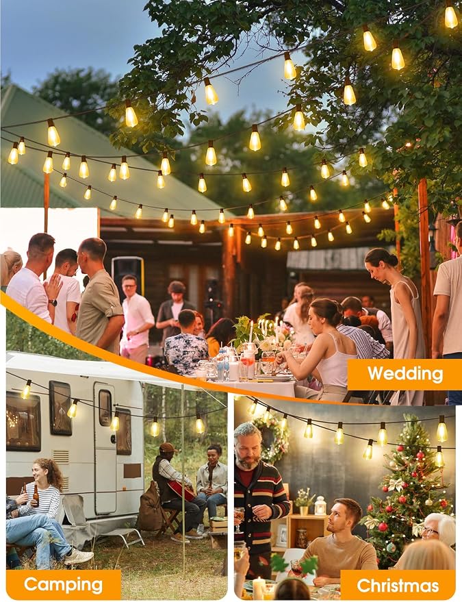 25FT Outdoor String Lights, Patio Lights - Image 8