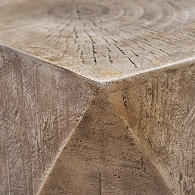 Christopher Knight Home Manuel Weight Concrete Accent Table, Light Gray - Image 6
