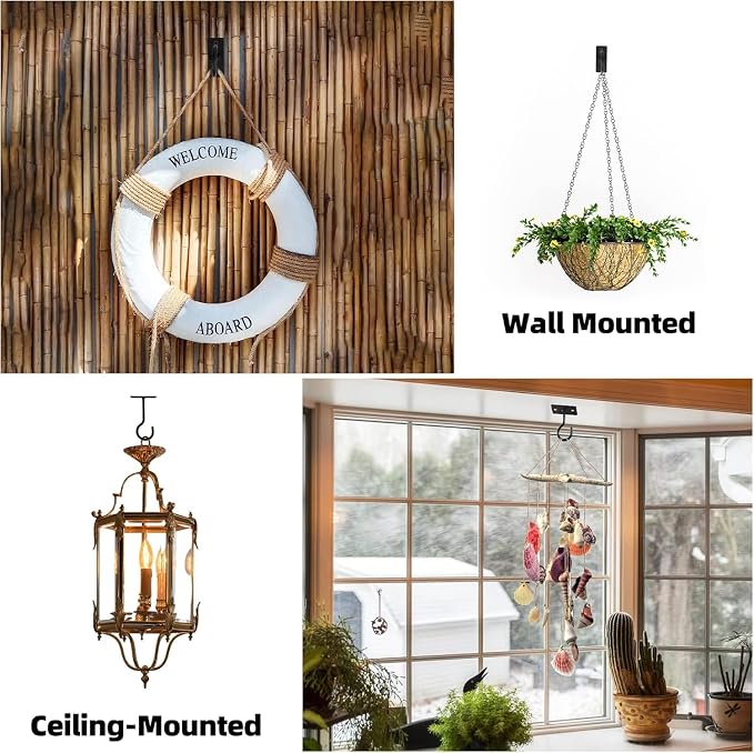Plant Hooks 20Pack Hanging Plant Bracket 6in Metal Plant Hanger Decorative - Image 8