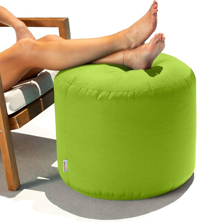 Jaxx Spring Indoor/Outdoor Bean Bag Pouf Ottoman by Jaxx