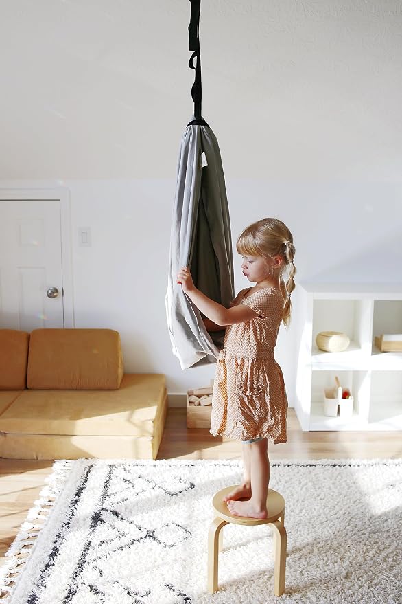 Marlowe & Co Indoor Outdoor Double Layer Cotton Sensory Compression Swing - Image 6