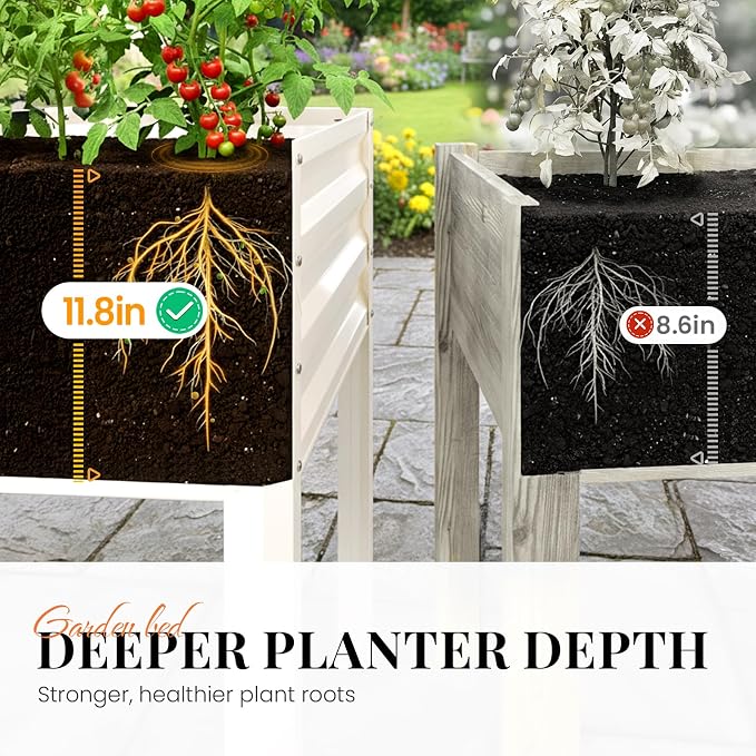 KING BIRD Large Raised Garden Bed - Image 5